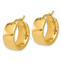 Load image into Gallery viewer, 14K Polished 7.7mm Round Hoop Earrings
