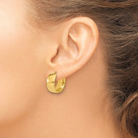 Load image into Gallery viewer, 14K Polished 7.7mm Round Hoop Earrings

