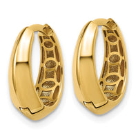 Load image into Gallery viewer, 14K Polished Hinged Hoop Earrings
