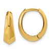 14K Polished Hinged Hoop Earrings
