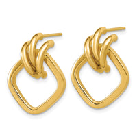 Load image into Gallery viewer, 14K Polished Dangle Post Earrings
