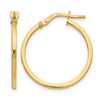 14K Polished Hoop Earrings