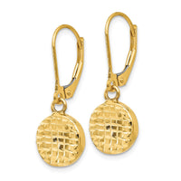 Load image into Gallery viewer, 14K Polished D/C Leverback Earrings
