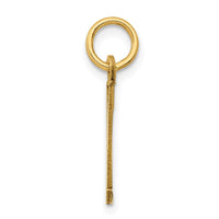 Load image into Gallery viewer, 14k Small Elongated Number 11 Charm
