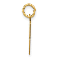 Load image into Gallery viewer, 14k Small Elongated Number 18 Charm

