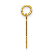 Load image into Gallery viewer, 14k Small Elongated Number 24 Charm

