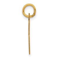 Load image into Gallery viewer, 14k Small Elongated Number 66 Charm
