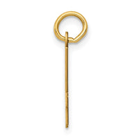 Load image into Gallery viewer, 14k Small Elongated Number 74 Charm
