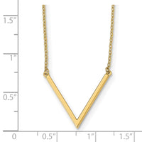 Load image into Gallery viewer, 14K Polished with 1 in ext. Necklace
