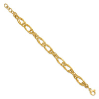 Load image into Gallery viewer, 14K Polished Fancy Link Bracelet
