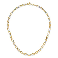 Load image into Gallery viewer, 14K Two-tone Polished w/.25in ext. Necklace
