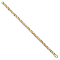 Load image into Gallery viewer, 14k Men&#39;s Polished Link Bracelet
