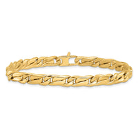 Load image into Gallery viewer, 14k Men&#39;s Polished Link Bracelet
