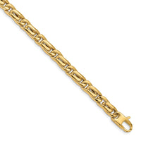 Load image into Gallery viewer, 14k Men&#39;s Polished Link Bracelet
