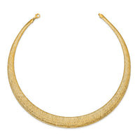 Load image into Gallery viewer, 14k Polished/Textured Stretch Necklace
