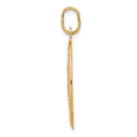 Load image into Gallery viewer, 14k Polished and Satin Oval St. Christopher Pendant
