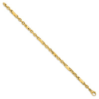 Load image into Gallery viewer, 14k Men&#39;s Polished Fancy Link Bracelet
