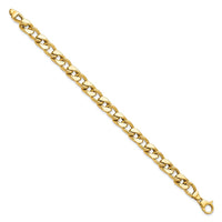 Load image into Gallery viewer, 14K Polished Men&#39;s Curb Link Bracelet
