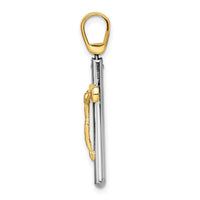 Load image into Gallery viewer, 14K Two-tone Crucifix Pendant
