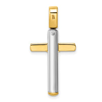 Load image into Gallery viewer, 14K Two-tone Crucifix Pendant

