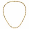 14K Polished Fancy Link Necklace