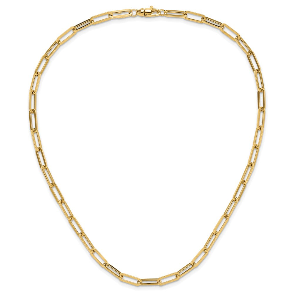 14K Polished Fancy Link Necklace