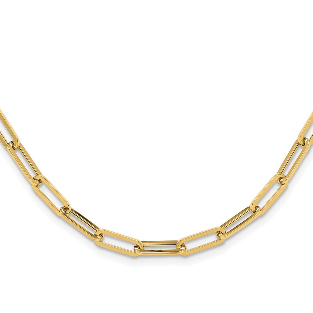 14K Polished Fancy Link Necklace