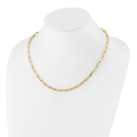 Load image into Gallery viewer, 14K Polished Fancy Link Necklace
