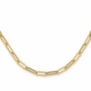 14K Polished Fancy Link Necklace