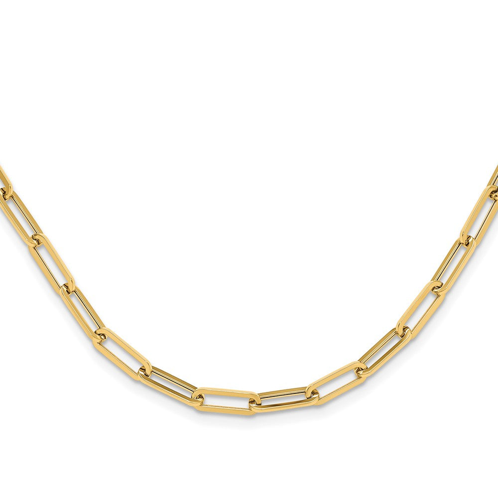 14K Polished Fancy Link Necklace