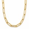14K Polished Fancy Link Necklace
