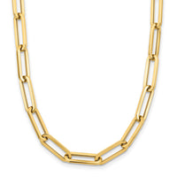 Load image into Gallery viewer, 14K Polished Fancy Link Necklace
