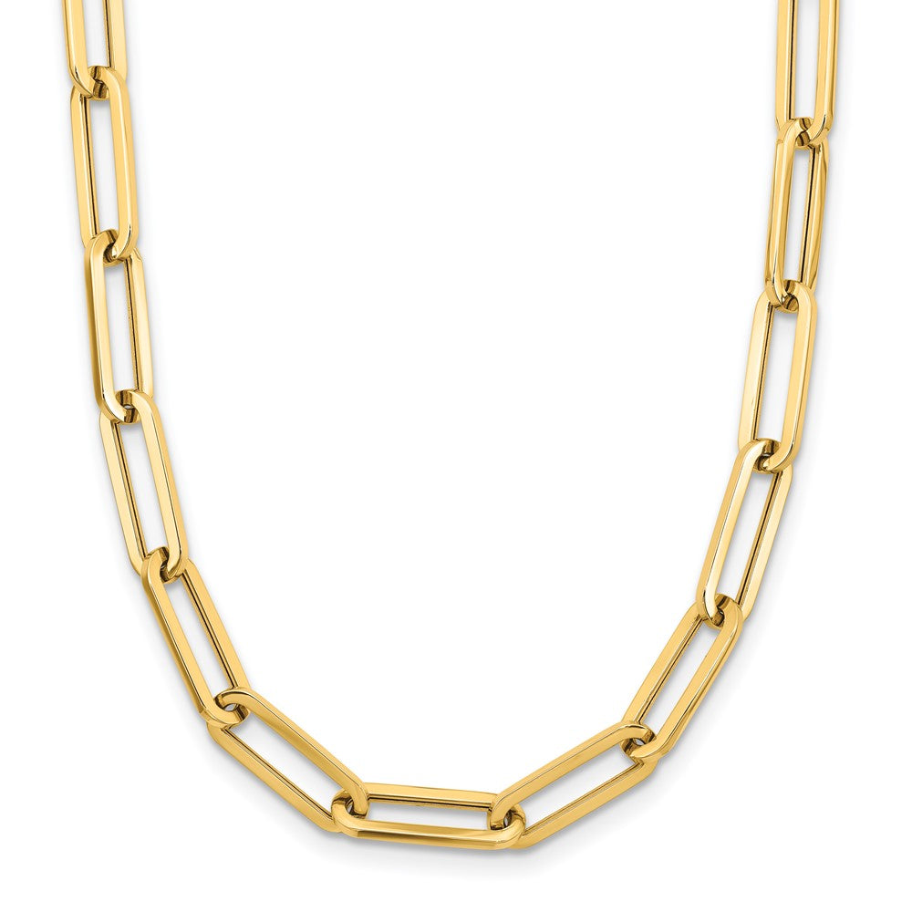 14K Polished Fancy Link Necklace