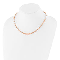 Load image into Gallery viewer, 14K Rose Gold Polished Fancy Link Necklace
