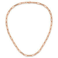 Load image into Gallery viewer, 14K Rose Gold Polished Fancy Link Necklace

