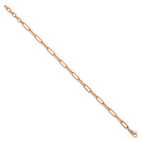 Load image into Gallery viewer, 14K Rose Gold Polished Fancy Link with 1in ext Bracelet

