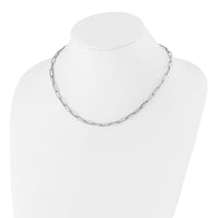 Load image into Gallery viewer, 14K White Gold Polished Fancy Link Necklace
