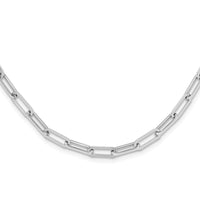 Load image into Gallery viewer, 14K White Gold Polished Fancy Link Necklace
