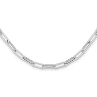 Load image into Gallery viewer, 14K White Gold Polished Fancy Link Necklace
