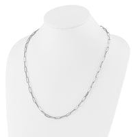 Load image into Gallery viewer, 14K White Gold Polished Fancy Link Necklace
