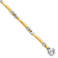 Load image into Gallery viewer, 14K Two-tone Polished Bracelet
