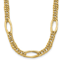 Load image into Gallery viewer, 14k Polished Fancy Link Necklace
