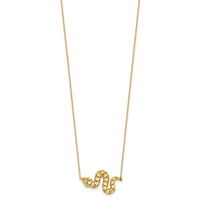 Load image into Gallery viewer, 14k D/C Snake Necklace
