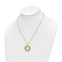 Load image into Gallery viewer, 14k Polished and Brushed Necklace
