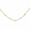 14k Polished Disc Necklace