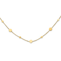 Load image into Gallery viewer, 14k Polished Disc Necklace

