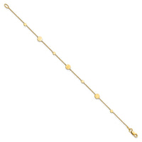 Load image into Gallery viewer, 14k Polished Disc Bracelet
