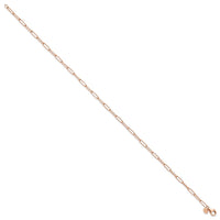Load image into Gallery viewer, 14K Rose Gold Polished Fancy Link Bracelet
