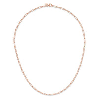 Load image into Gallery viewer, 14K Rose Gold Polished Fancy Link Necklace
