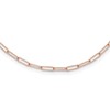 14K Rose Gold Polished Fancy Link Necklace